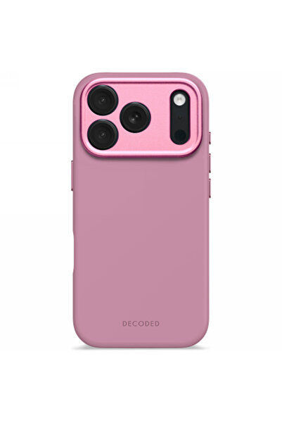 decoded Husă MagSafe din silicon antimicrobian pentru iPhone 17 Pro - Roz