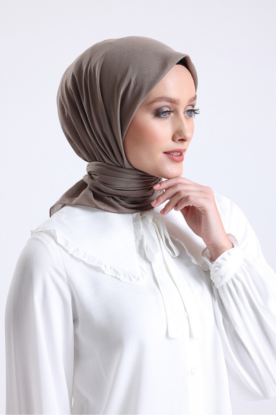 VEGA MODA Tulbent cu cusături simple - Eșarfă pentru cap pentru femei |   Oyalık Writing Flat Indiaca 100x100 cm
