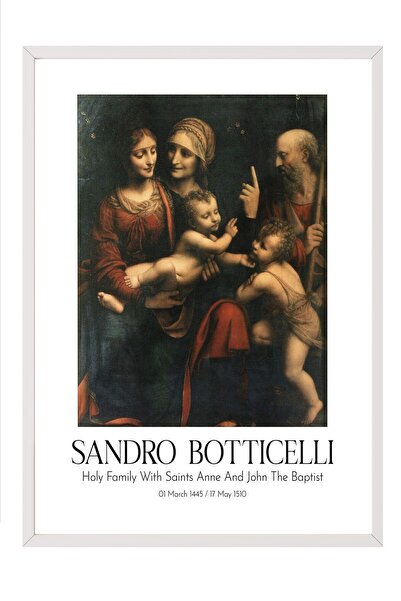 Postifull Sandro Botticelli, Slika sa belom obrubom, Serija umetnosti BR:110751
