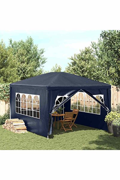 vidaxl Cort de petrecere, albastru, 3 x 4 m