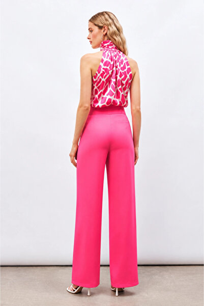 Olica Boutique Wide Leg Trousers Fuchsia