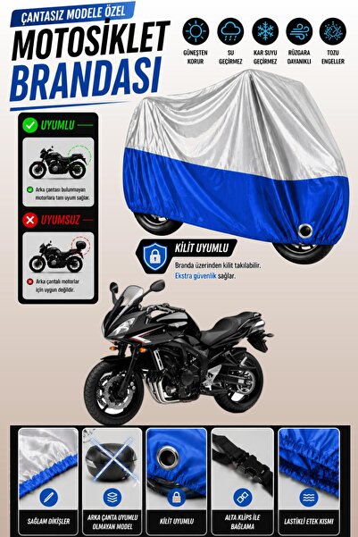 Cemku Twin Top Gray - Bottom Blue Yamaha Fz6 Fazer S2 Abs Compatible Engine C...