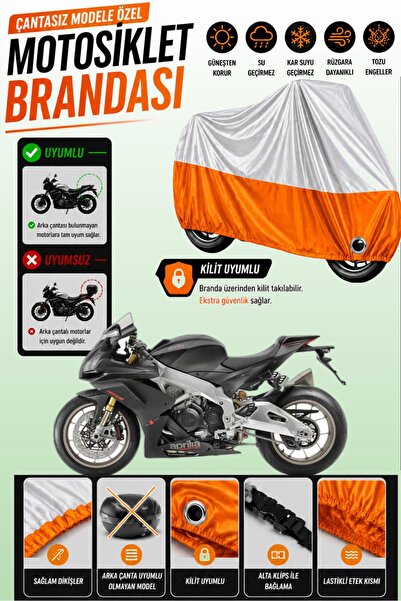 Cemku Twin غطاء محرك متوافق مع Aprilia RSV4 1100 باللون الرمادي من الأعلى وال...