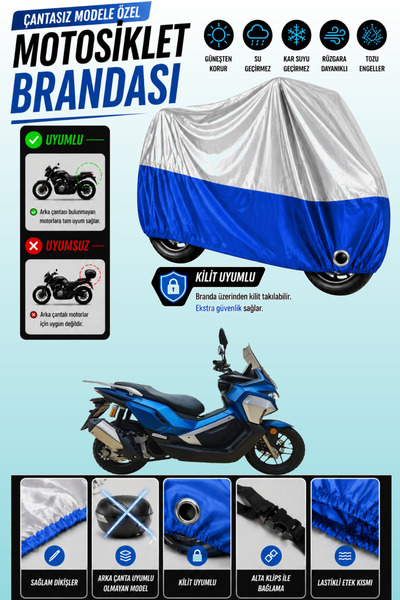 Cemku Twin Top Gray - Bottom Blue Revolt Rsx7 Compatible Engine Cover, Rear B...