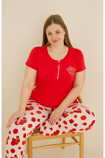 SEAMLIFE HOMEWEAR Battal Luxury Viscose Set