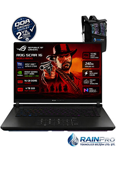 ASUS ROG Strix SCAR 16 Intel Ultra 9 275HX 96 GB DDR5 4 TB SSD 24GB/RTX5090/1...
