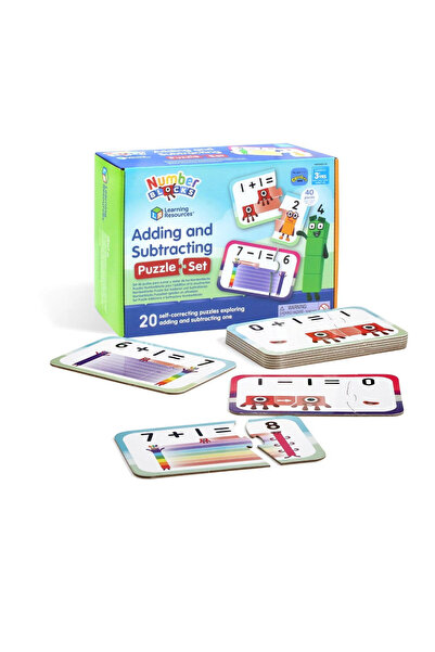 Hand2Mind Puzzle - Additions and Subtractions 1-10 - Numberblocks