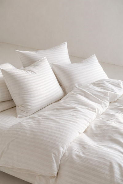 SARRASSCO Double Cotton Satin Duvet Cover Set