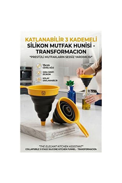 ModaCar Foldable Silicone Funnel - Practical Smart Solution That Saves Space ...