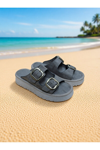 DURAN High Double Buckle Women's Slippers