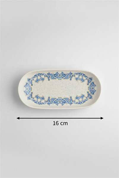 rinart TLD16OKT-D-VLRA-A PORS. طبق بيضاوي من توليدو مقاس 16×8.5 سم، طراز فالي...