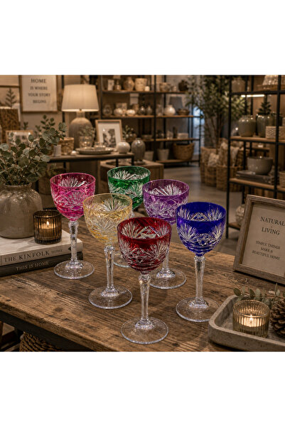hediye ESTERHOMEDECOR 6’lı Ayaklı kahve yanı bardağı