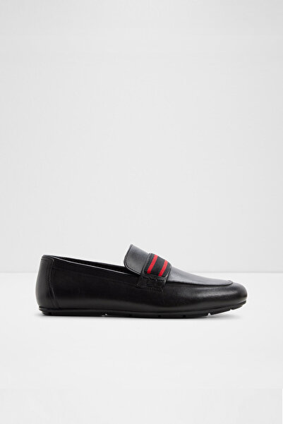 Aldo NORES-IN - Erkek Siyah Hakiki Deri Slip-On Loafer