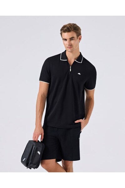 Ellesse Crna muška polo majica 6Sm5006