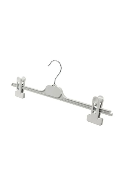 ÖZKAHRA TEKSTİL 10 Pieces of Pants and Skirt Hangers with Latches