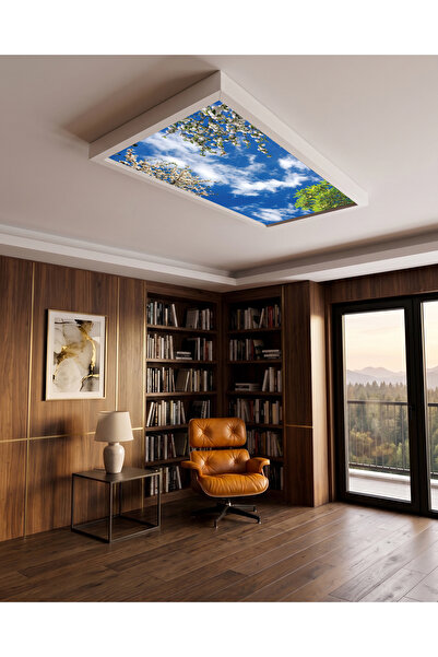 Gökyüzü Panel 60x120 106W, Sıva Üstü, Güçlü Led Aydınlatma, Tavan Armatürü, L...