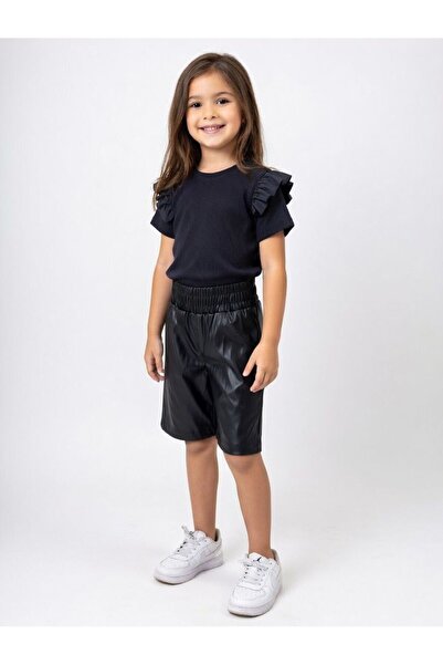 Kids Club Sleeveless Ruffle Detailed Girls' Set