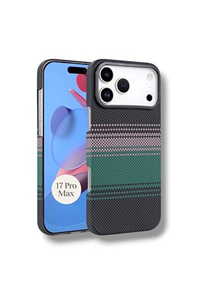 Bruntoo BR İphone 17 Pro Max Uyumlu Vega Karbon Fiber Premium Lüks İnce Magsa...
