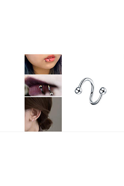 Öte Beri Hayallerin Ötesi 316l Cerrahi Çelik Antialerjik Spiral Tragus Helix ...