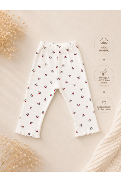 Minimissbaby طقم من 3 قطع من الجوارب القطنية للفتيات الصغيرات بنقشة قلب 🌸