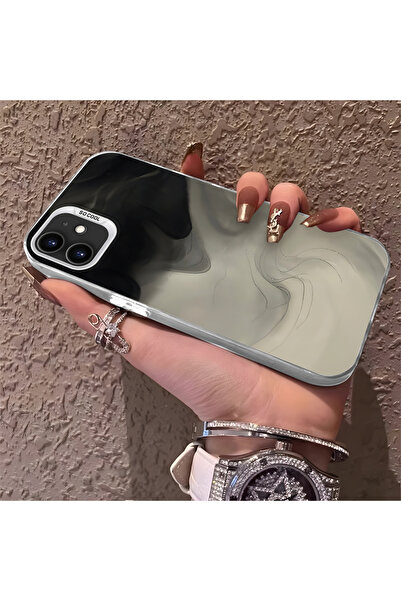 PATTERNOVA iPhone 12/12 Pro Uyumlu Yüksek Kalite Sulu Boya Desenli Kılıf, Şık...