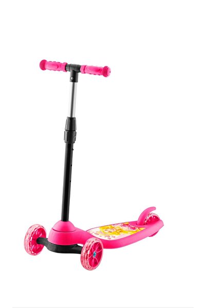 Toyzitoys RUNNER PEMBE MAGİC WHEELS Frenli Denge Led Işıklı 5 Üç Tekerlekli Y...
