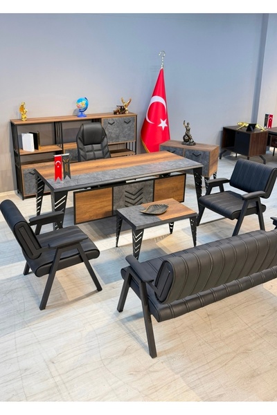 ENG OFİS MOBİLYALARI LAZER MAKAM TAKIMI KOLTUKLAR DAHİL