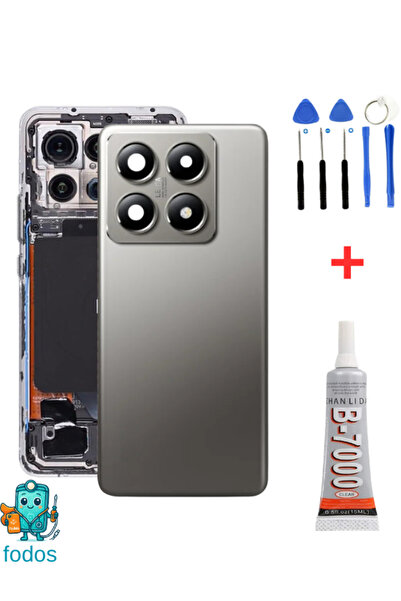 Fodos Xiaomi Mi 14T Pro Arka Kapak - Arka Pil Batarya Kapağı Kamera Lensli - ...