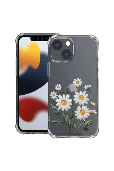 bestcase Husă Antișoc pentru Apple iPhone 13, Florală - Margareta Minimalistă...