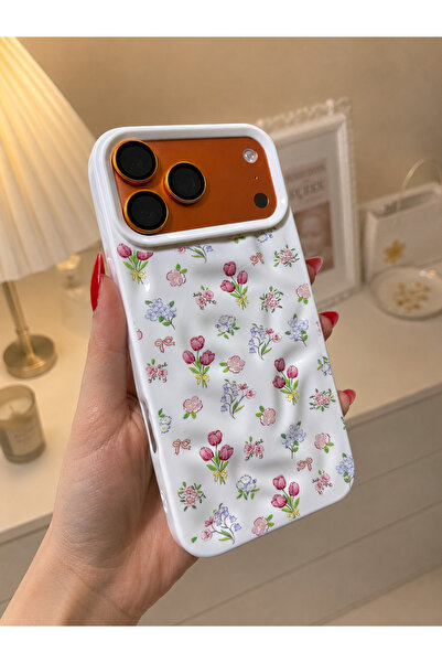 UMD IPHONE 17 PRO UYUMLU FLOWERS KAPAK
