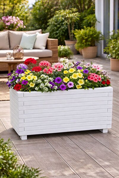 Handmade Jardiniera decorativa din lemn
