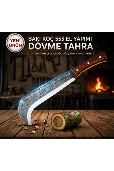 Toptancı Amca El tahrası balta bıçak tahra orak ağaç saplı tahra odun ağaç ke...