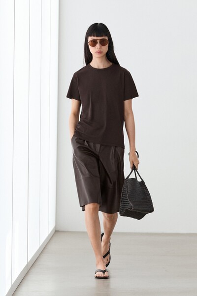 Massimo Dutti %100 pamuklu kısa kollu t-shirt