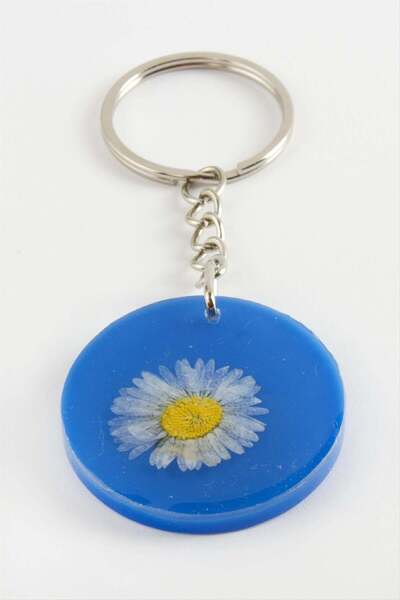 ZERO LAND Ilkeshop Papatya (214552) Epoxy Keychain-Orange