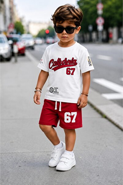 ciklet kids Boy's Summer Top and Bottom Set