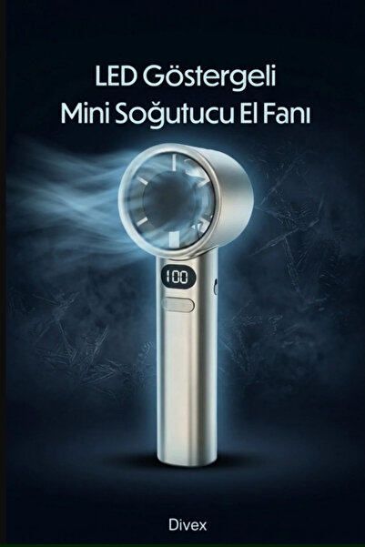Divex Turbo El Fanı 120 Kademe Ayarlanabilir Mini Vantilatör