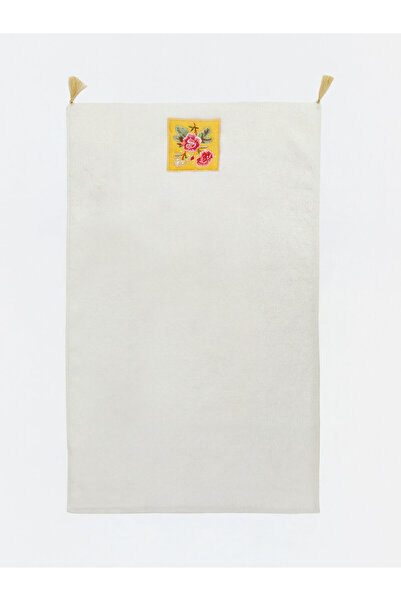 LC Waikiki Flower Embroidered Patchwork Tasseled Face Towel 50x80 cm