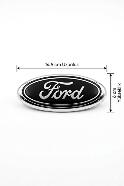restinal 14.5X6 cm Chrome Framed Navy Blue Oval Auto Emblem Rear Logo Mk3 201...