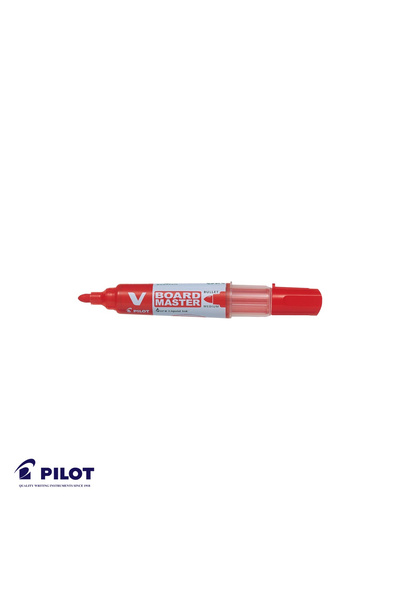 Pilot Vboard whiteboard marker, 6 mm round tip, red, refillable, made from re...