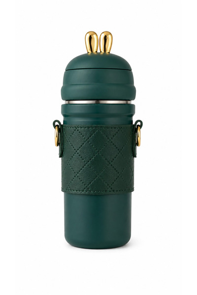 Welora Luxury Bag Strap Steel Thermos Cup – 304 Stainless Steel, Long-Lasting Hot & Cold Preservation, Leak-Proof Lid, Carrying Strap