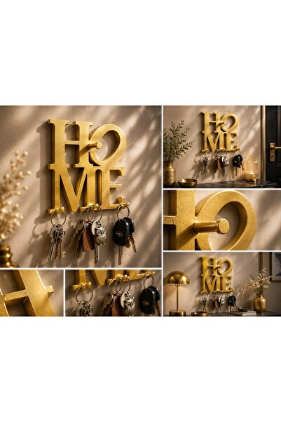 farist Modern Home Written Wall Key Holder Hanger – Decorative and Convenient