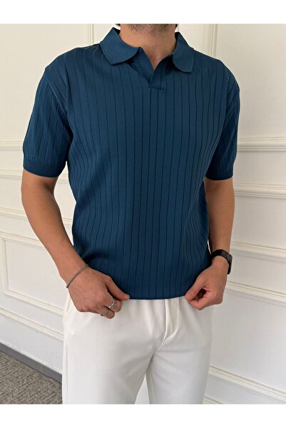 Beylerce Nurse Collared Ribbed T-Shirt