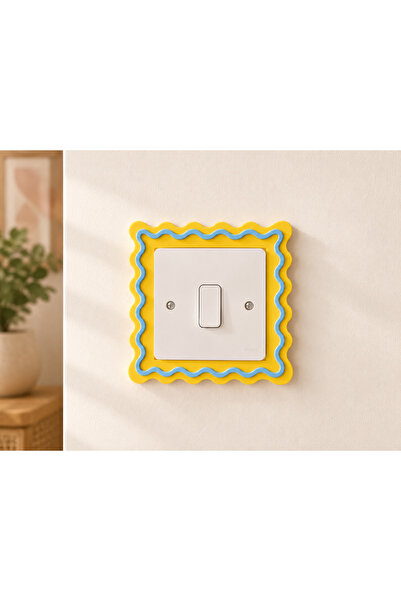 lysiaaccessory Decorative Switch Frame – Colorful Light Button Ornament Moder...