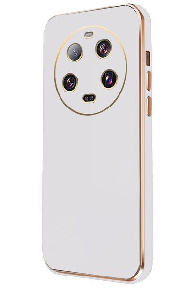 New Face ILKESHOP حافظة جديدة لهاتف Mi 14 Ultra من السيليكون (90800) - أبيض