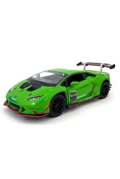 Noname Macheta auto metalica Kinsmart Lamborghini Huracan STO Verde, Scar...