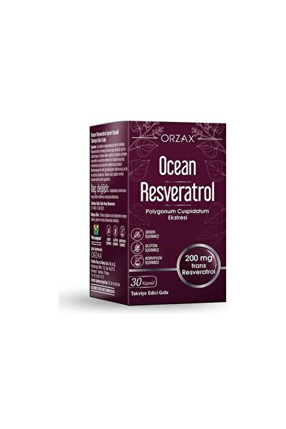 Orzax Ocean Resveratrol 200 Mg 30 Capsules (Dcn101)