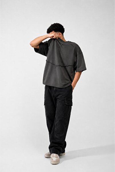 Generic Men's Oversize T-Shirt Casual Premium Material 58% Cotton 35% Polyest...
