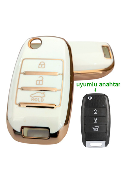 Kasey Kia Rio Ceed Cerato Sportage Bongo Compatible Remote Key Case Auto Keyc...