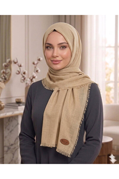 Butik Düz Yüzde 80 Pamuk Yumuşak Dokulu Yazma Eşarp