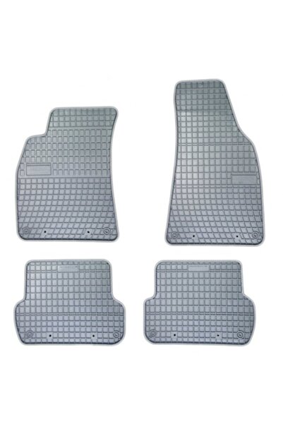 NOVATIM Rubber Car Mats dedicated to SKODA OCTAVIA II 2004-> GREY